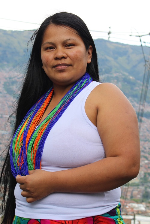 Marta Rojas mujer embera dóbida