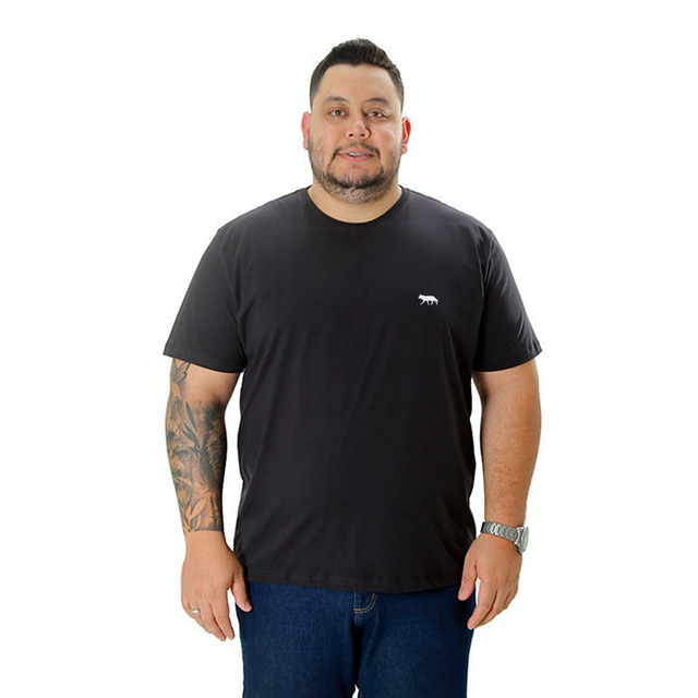 CAMISETAS BÁSICAS GOLA REDONDA LISA PLUS SIZE