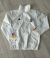 Campera rompeviento AFA blanca