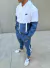 Conjunto Nike premium blanco y azul