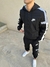 Conjunto Nike rompeviento combinado negro