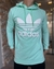 Canguro Adidas verde agua - comprar online