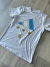 Remera AFA 3 estrellas blanca
