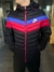 Campera reversible negra con azul y rojo