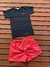 Conjunto LACOSTE negro y salmon