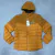 Campera Nike waterproof mostaza doble