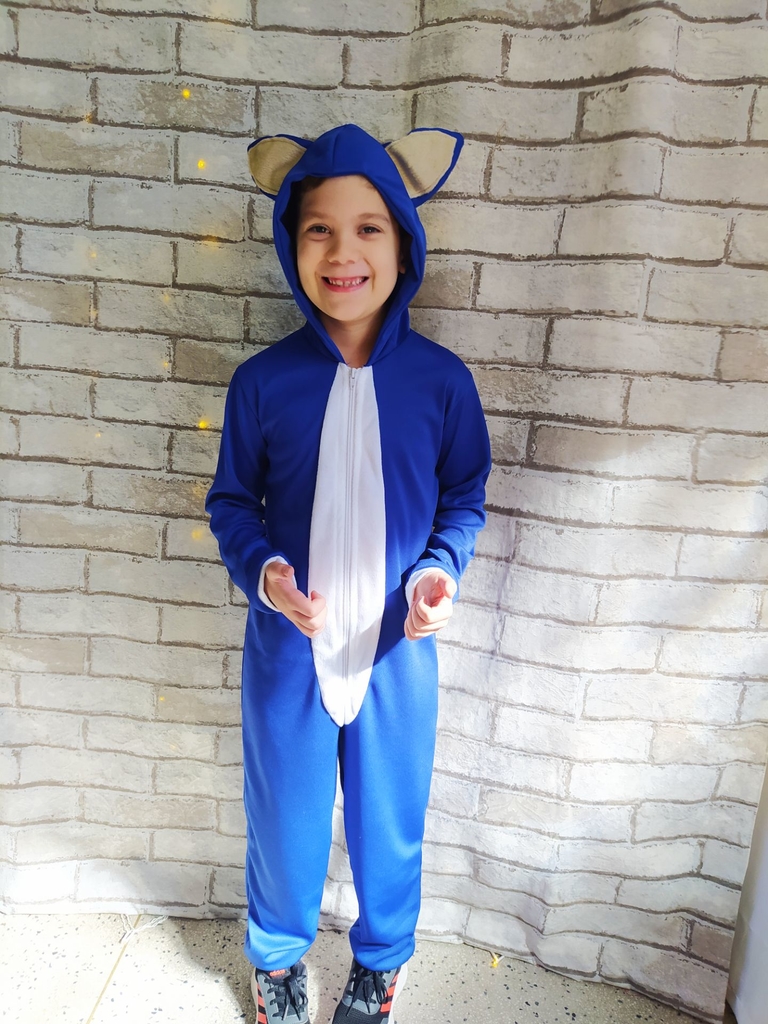 Fantasia Sonic the Hedgehog para meninas, fantasia oficial do