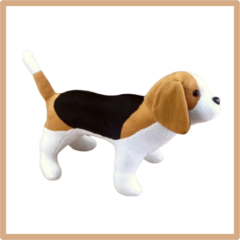 Cachorro beagle de pelúcia na internet