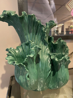 Florero Bajo Verde