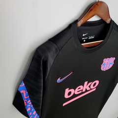 camisa barcelona preta masculina