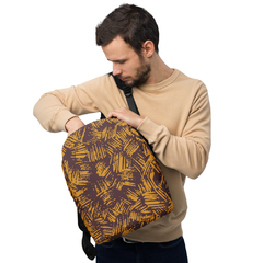 Mochila Mostaza minimalista