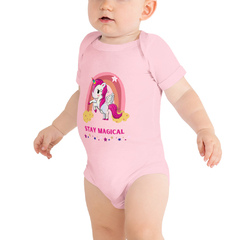 Body de bebé manga corta UnicornioArco - Moda Peque