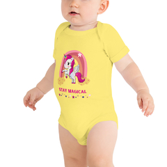 Imagen de Body de bebé manga corta UnicornioArco