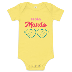 Body de bebé HolaMundo - Moda Peque