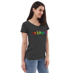 Camiseta Inclusión cuello de pico reciclada mujer en internet