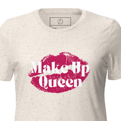 Camiseta suelta LipsPink de manga corta triblend para mujer - comprar en línea