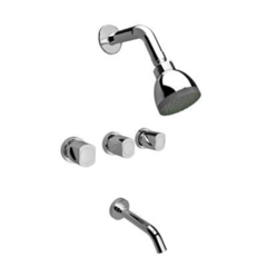Imagen de Combo Griferia Estalgrif Zeus Lavatorio - Bidet - Ducha