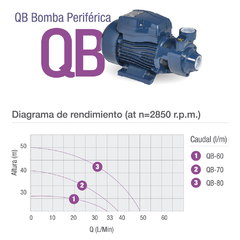 Bomba Periferica Pluvius QB 60 1/2 HP - www.GrupoSP.com.ar