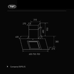 TST CAMPANA ESPEJO 60CM en internet