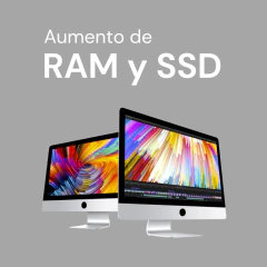 Aumento de RAM y SSD