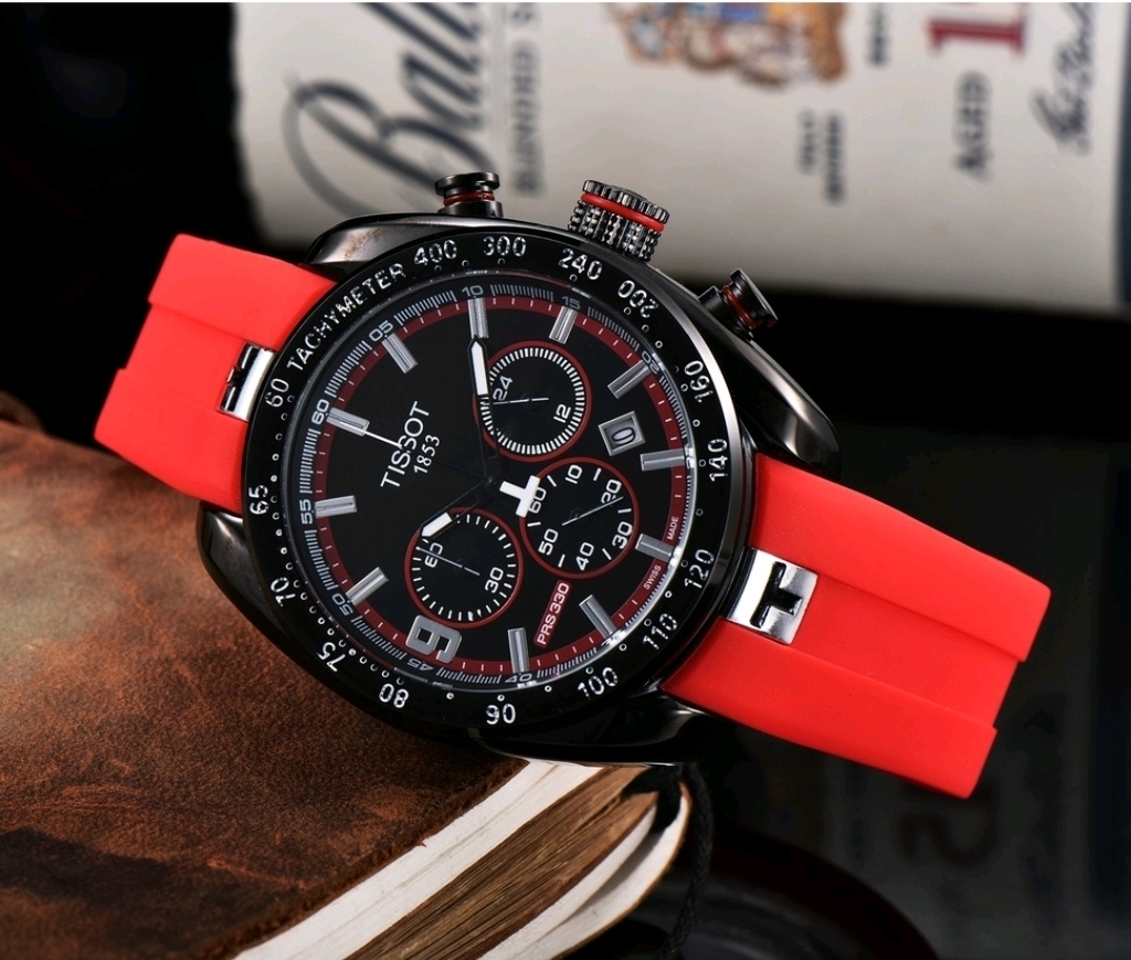 tissot vermelho