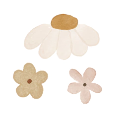 Flores 2 Stickers vinil - comprar en línea