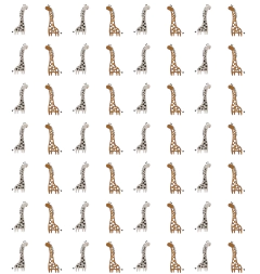 Jirafas stickers vinil - comprar en línea