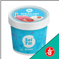 HELADO DE FRUTILLA Y AMERICANA LIBRE DE GLUTEN, 750 cc SEI TU