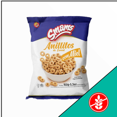 ANILLITOS DE CEREAL CON MIEL SMAMS 150 grs.