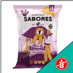 CHIPS DE BATATITAS Y SAL MARINA NUESTROS SABORES 80GRS