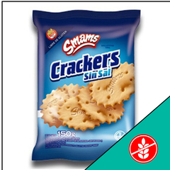 CRACKERS SIN SAL SMAMS 150 grs.