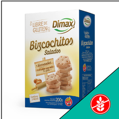 BIZCOCHITOS SALADOS DIMAX 200 grs.