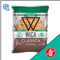 HAMBURGUESA CLÁSICA X4 U. (VEGETAL) WICA 460 grs.