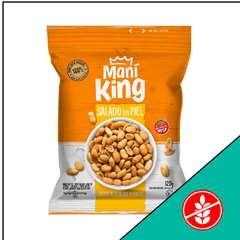 MANÍ KING SALADO SIN PIEL 120 grs