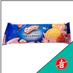 GALLETITAS RELLENAS SABOR FRUTILLA 105 grs