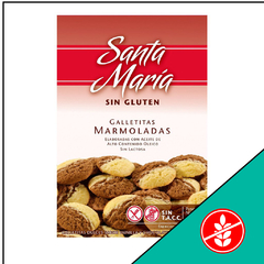 GALLETITAS MARMOLADAS SIN LACTOSA SANTA MARIA 200 grs