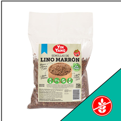 SEMILLAS DE LINO MARRÓN YIN YANG 250 grs.