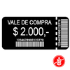 VALE DE COMPRA $ 2.000,-