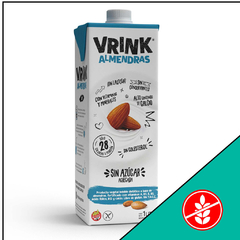 LECHE DE ALMENDRAS SIN AZÚCAR VRINK 1 litro