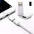 Adaptador Convertidor Microusb V8 Android a Lightning Iphone para Cable Cargador