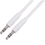 Cable Auxiliar Blanco 3.5mm Sencillo Estéreo Bocinas y Audífonos - tienda en línea