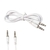 Cable Auxiliar Blanco 3.5mm Sencillo Estéreo Bocinas y Audífonos en internet