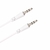 Cable Auxiliar Blanco 3.5mm Sencillo Estéreo Bocinas y Audífonos