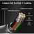 Imagen de Cable Micro Usb V8 Carga Rápida 2.1a Alta Duración 1Hora Cargador