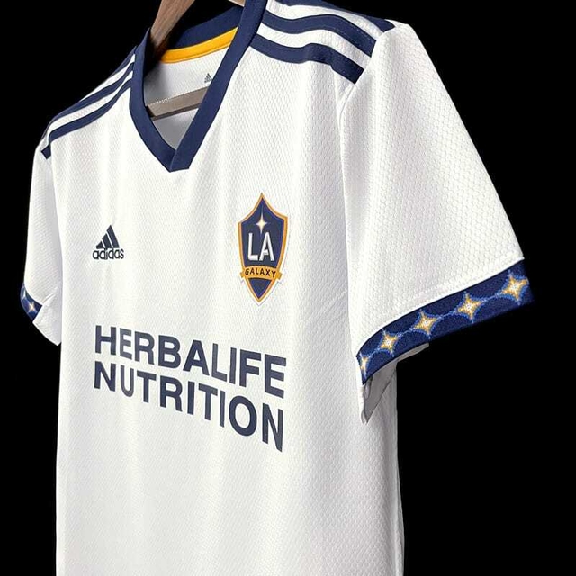 Camisa LA Galaxy Home 22/23 Torcedor Adidas Masculina - Branco