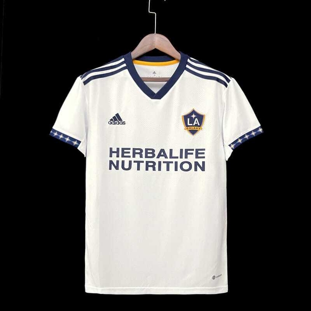 Camisa LA Galaxy Home 22/23 Torcedor Adidas Masculina - Branco