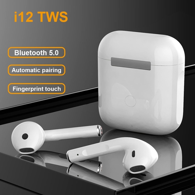 Fone sem fio I12 Bluetooth par Xiaomi, IPhone, Android e Smartphone