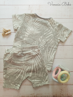 Conjunto Hojas / Camuflado Remera + Short - Arts. 21 Y 20 en internet