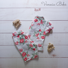 Conjunto Flores Rojas Remera + Short - Art. 18 - comprar online
