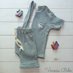 Conjunto Morley Remera + Jardinero - Art. 40
